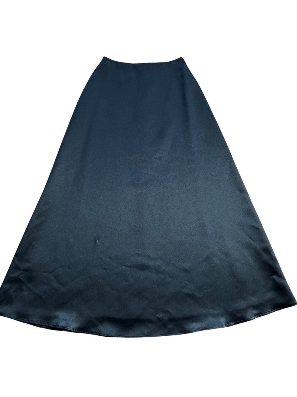 Vintage Jessica McClintock Gunne Sax Size 3/4 Black A-Line Formal Maxi Skirt